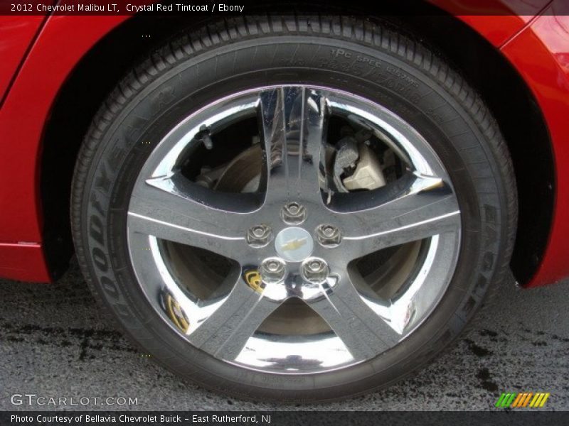 Crystal Red Tintcoat / Ebony 2012 Chevrolet Malibu LT