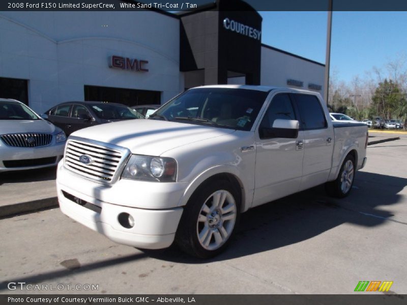 White Sand Tri-Coat / Tan 2008 Ford F150 Limited SuperCrew
