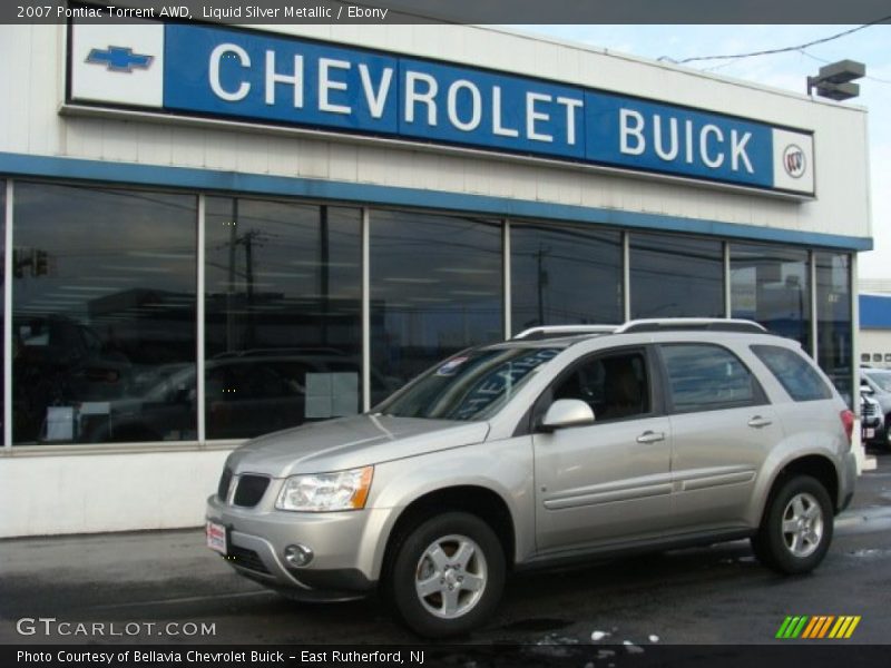 Liquid Silver Metallic / Ebony 2007 Pontiac Torrent AWD