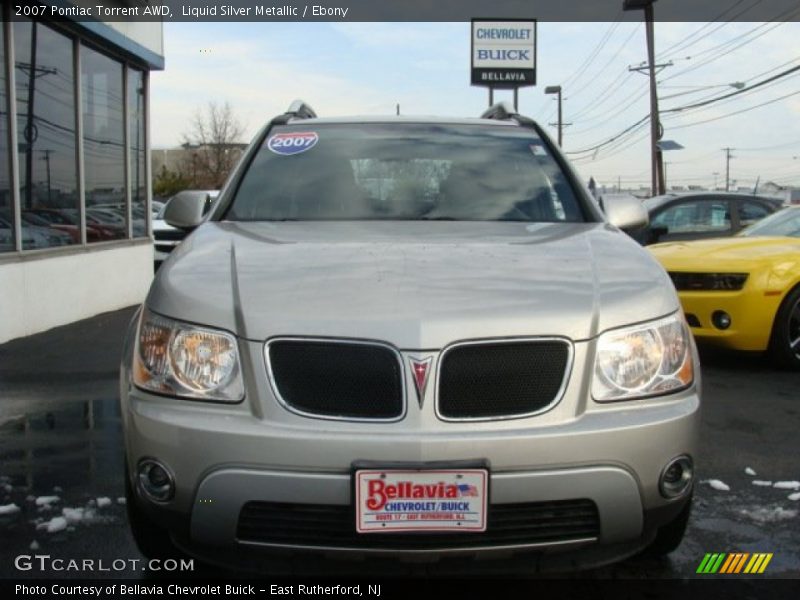 Liquid Silver Metallic / Ebony 2007 Pontiac Torrent AWD