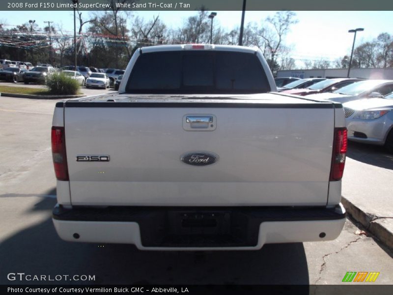 White Sand Tri-Coat / Tan 2008 Ford F150 Limited SuperCrew