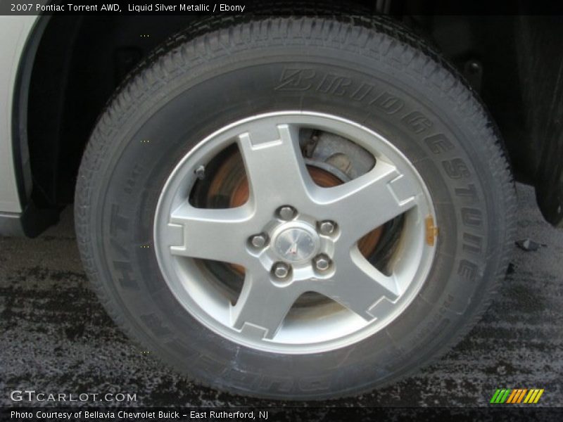 Liquid Silver Metallic / Ebony 2007 Pontiac Torrent AWD