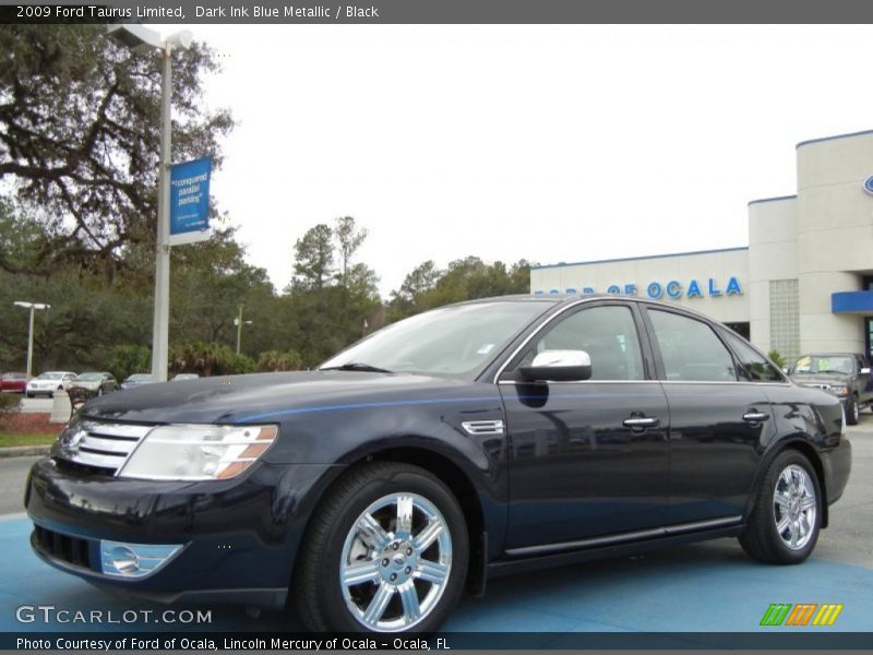 Dark Ink Blue Metallic / Black 2009 Ford Taurus Limited