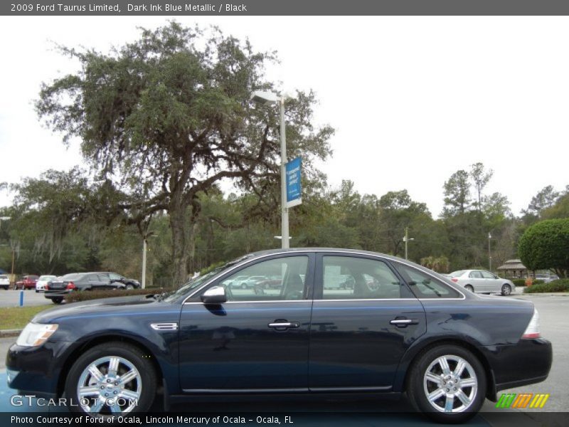 Dark Ink Blue Metallic / Black 2009 Ford Taurus Limited