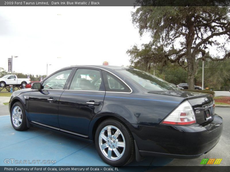 Dark Ink Blue Metallic / Black 2009 Ford Taurus Limited