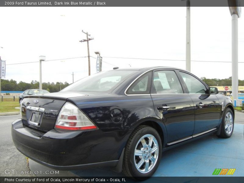 Dark Ink Blue Metallic / Black 2009 Ford Taurus Limited