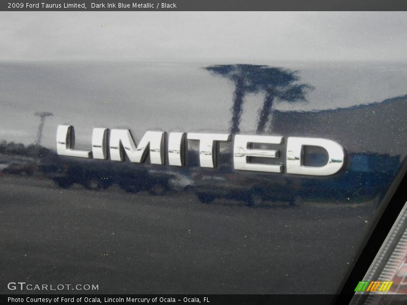 Dark Ink Blue Metallic / Black 2009 Ford Taurus Limited