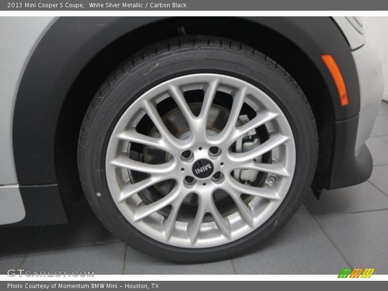 White Silver Metallic / Carbon Black 2013 Mini Cooper S Coupe