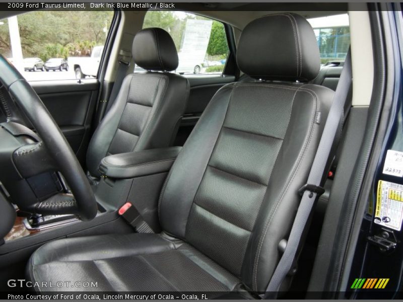 Dark Ink Blue Metallic / Black 2009 Ford Taurus Limited