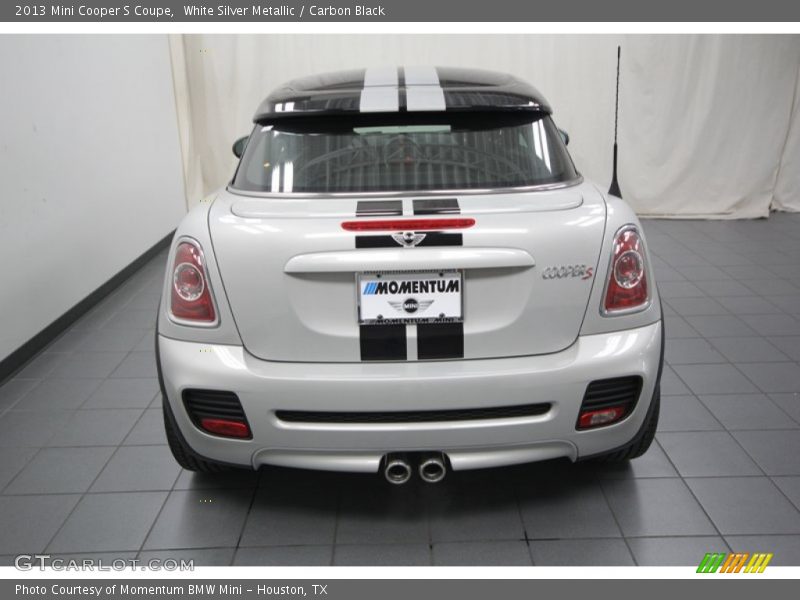 White Silver Metallic / Carbon Black 2013 Mini Cooper S Coupe