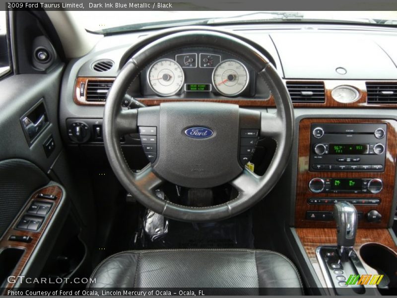 Dark Ink Blue Metallic / Black 2009 Ford Taurus Limited