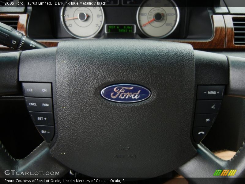 Dark Ink Blue Metallic / Black 2009 Ford Taurus Limited