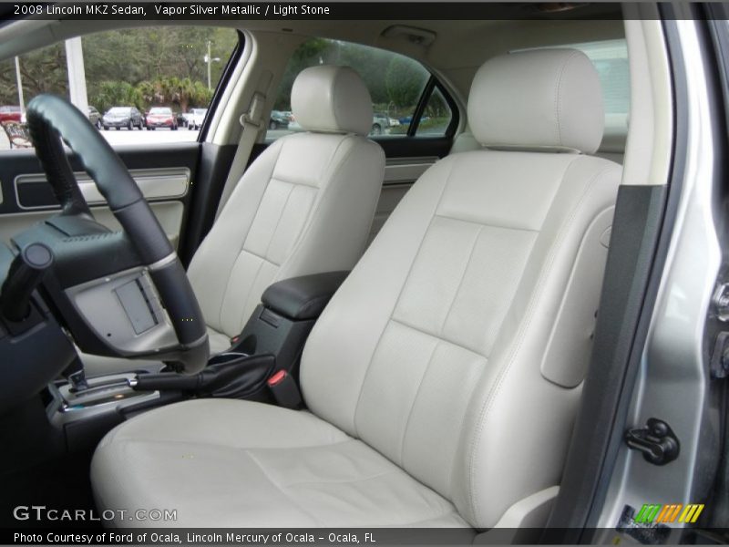 Vapor Silver Metallic / Light Stone 2008 Lincoln MKZ Sedan