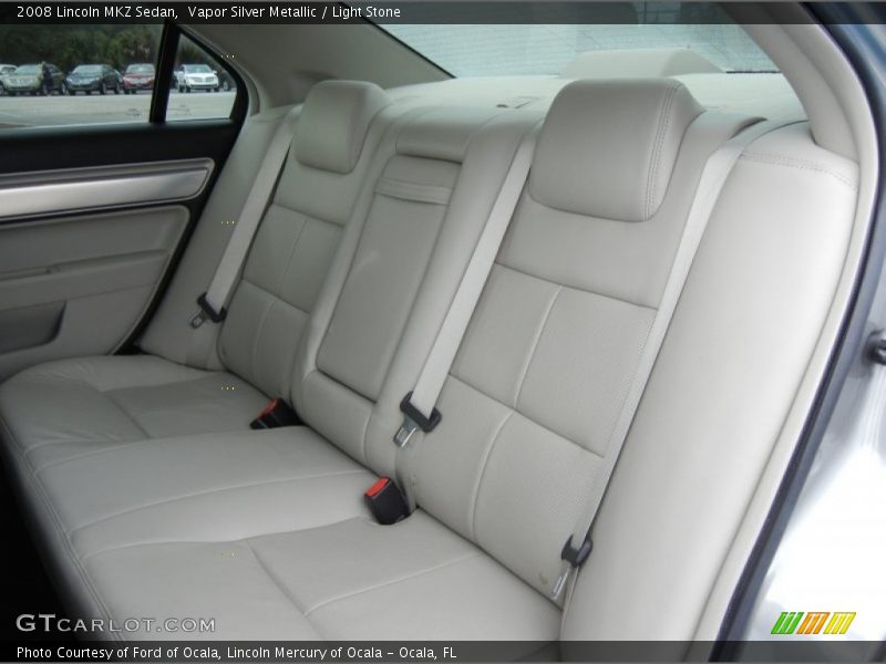 Vapor Silver Metallic / Light Stone 2008 Lincoln MKZ Sedan