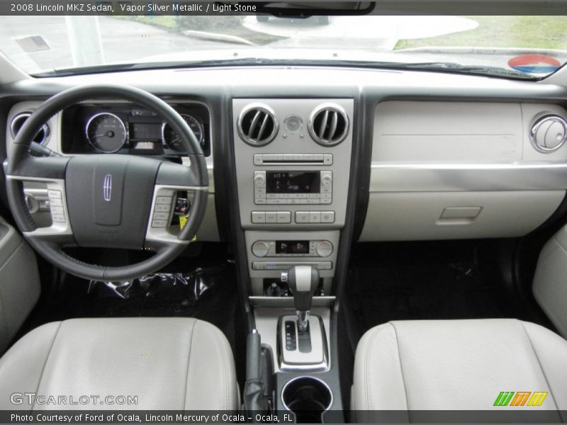 Vapor Silver Metallic / Light Stone 2008 Lincoln MKZ Sedan