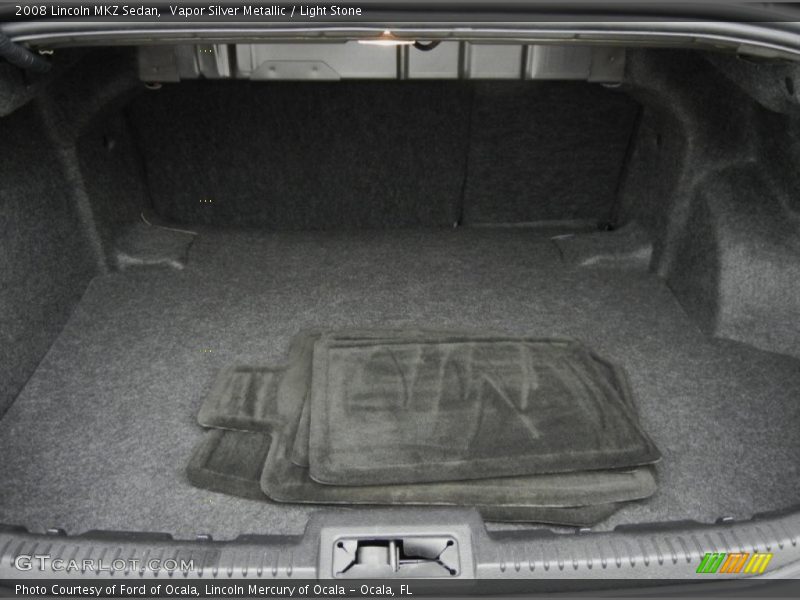 Vapor Silver Metallic / Light Stone 2008 Lincoln MKZ Sedan