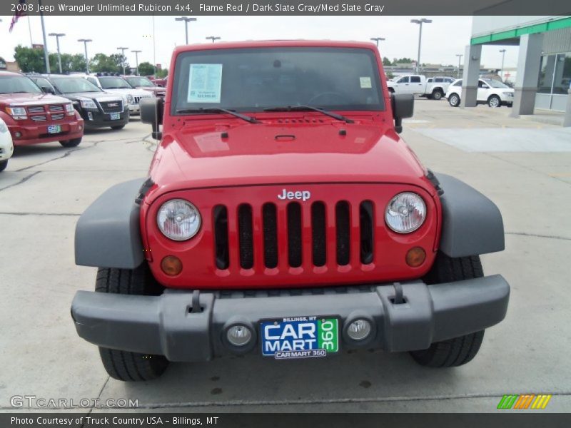 Flame Red / Dark Slate Gray/Med Slate Gray 2008 Jeep Wrangler Unlimited Rubicon 4x4