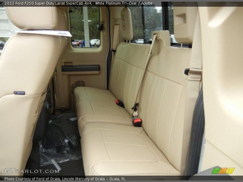 Rear Seat of 2013 F250 Super Duty Lariat SuperCab 4x4