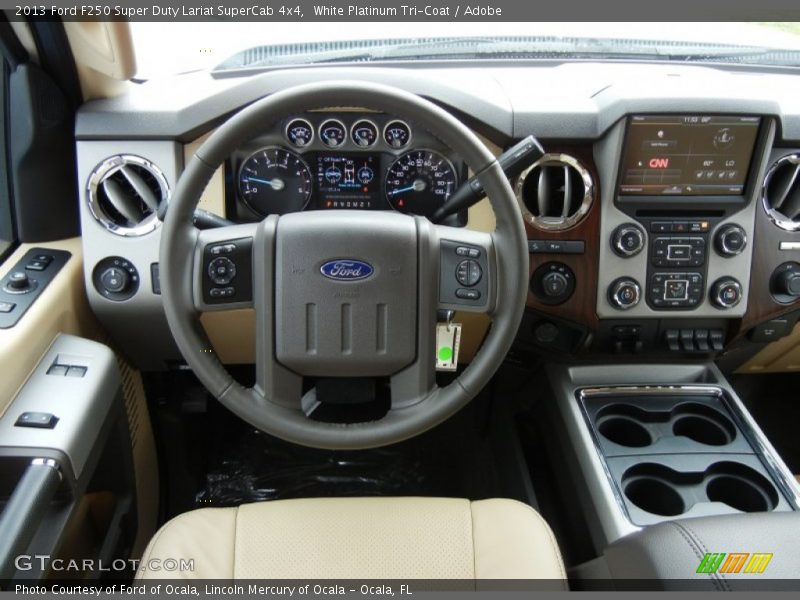 Dashboard of 2013 F250 Super Duty Lariat SuperCab 4x4