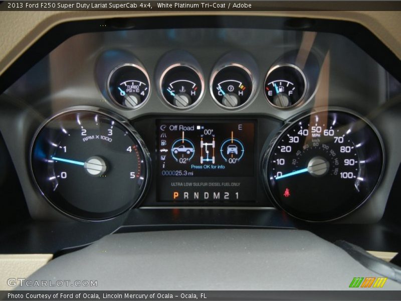  2013 F250 Super Duty Lariat SuperCab 4x4 Lariat SuperCab 4x4 Gauges