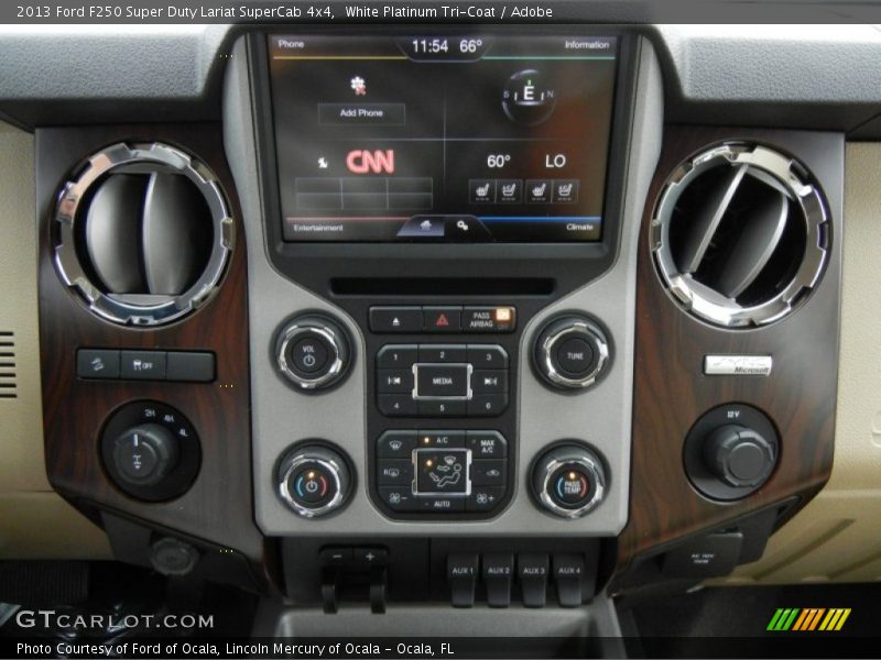 Controls of 2013 F250 Super Duty Lariat SuperCab 4x4