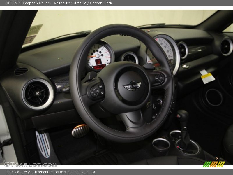 White Silver Metallic / Carbon Black 2013 Mini Cooper S Coupe