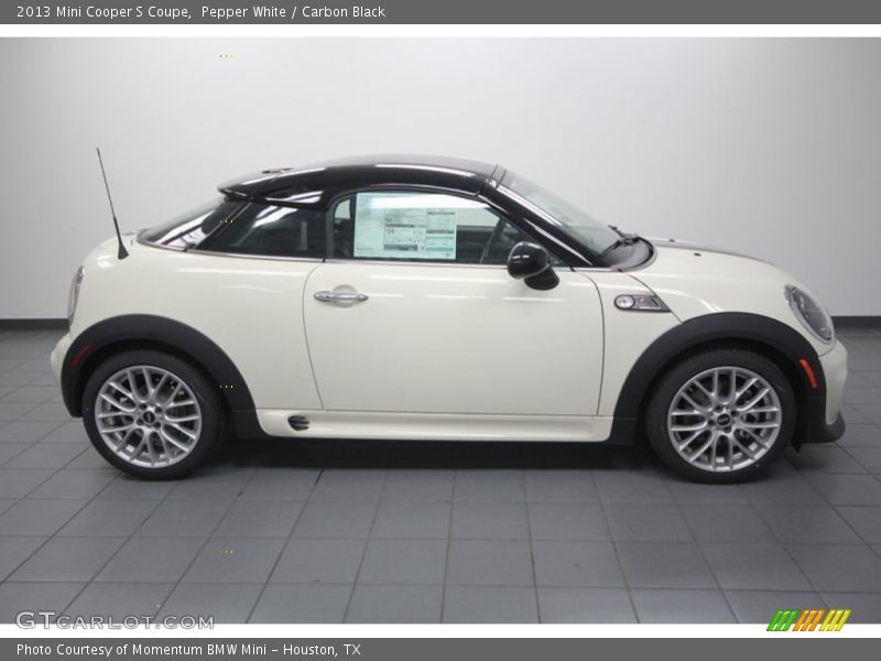  2013 Cooper S Coupe Pepper White