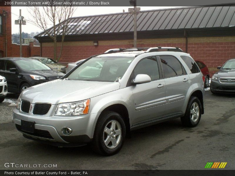 Silver Alloy Metallic / Ebony Black 2006 Pontiac Torrent AWD
