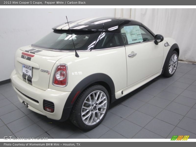 Pepper White / Carbon Black 2013 Mini Cooper S Coupe