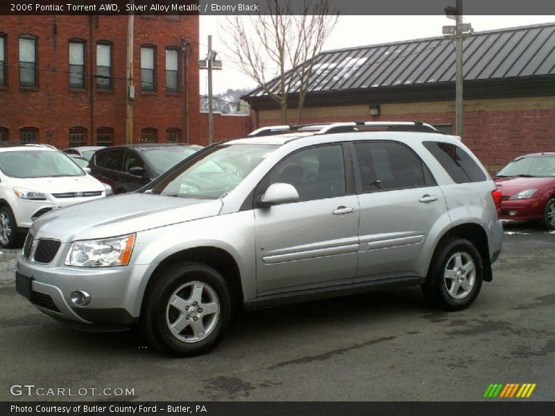 Silver Alloy Metallic / Ebony Black 2006 Pontiac Torrent AWD