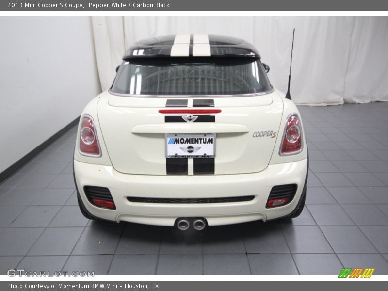 Pepper White / Carbon Black 2013 Mini Cooper S Coupe