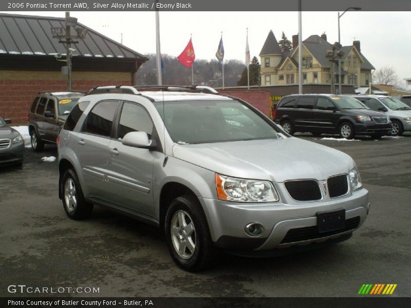 Silver Alloy Metallic / Ebony Black 2006 Pontiac Torrent AWD