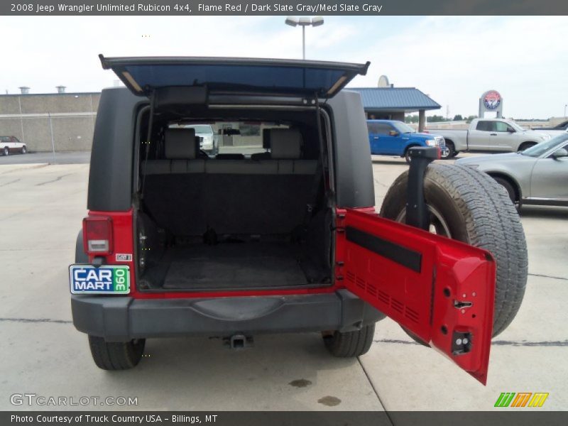 Flame Red / Dark Slate Gray/Med Slate Gray 2008 Jeep Wrangler Unlimited Rubicon 4x4