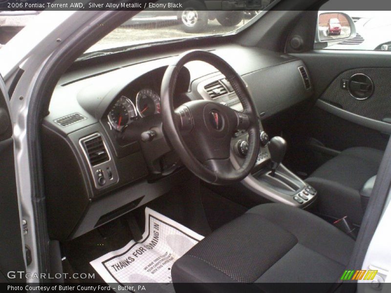 Silver Alloy Metallic / Ebony Black 2006 Pontiac Torrent AWD