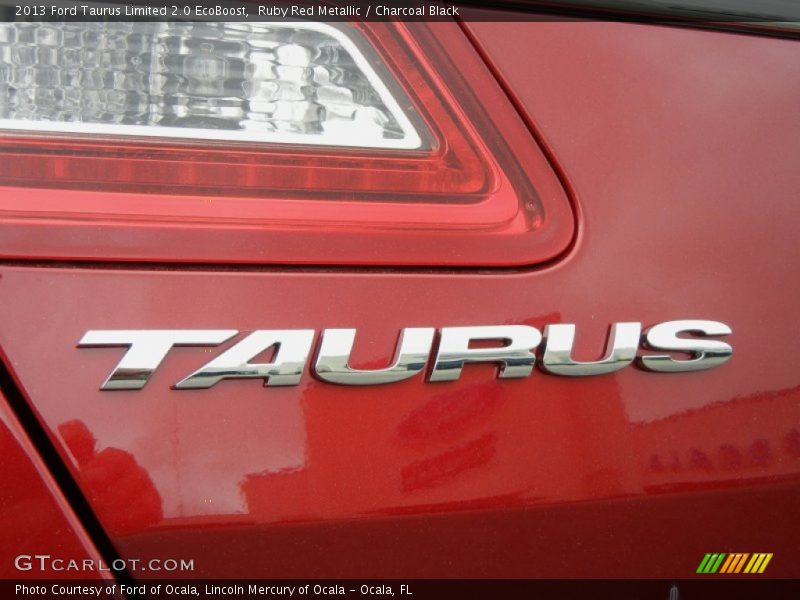 Ruby Red Metallic / Charcoal Black 2013 Ford Taurus Limited 2.0 EcoBoost