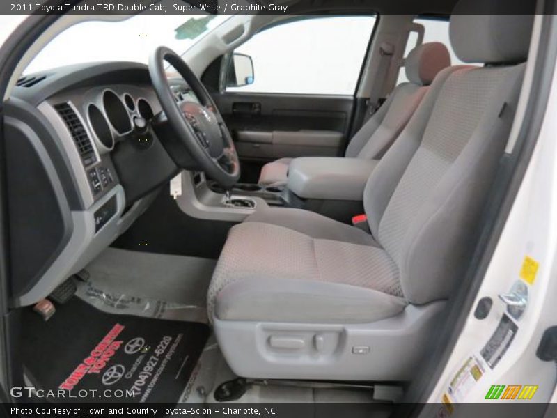 Super White / Graphite Gray 2011 Toyota Tundra TRD Double Cab