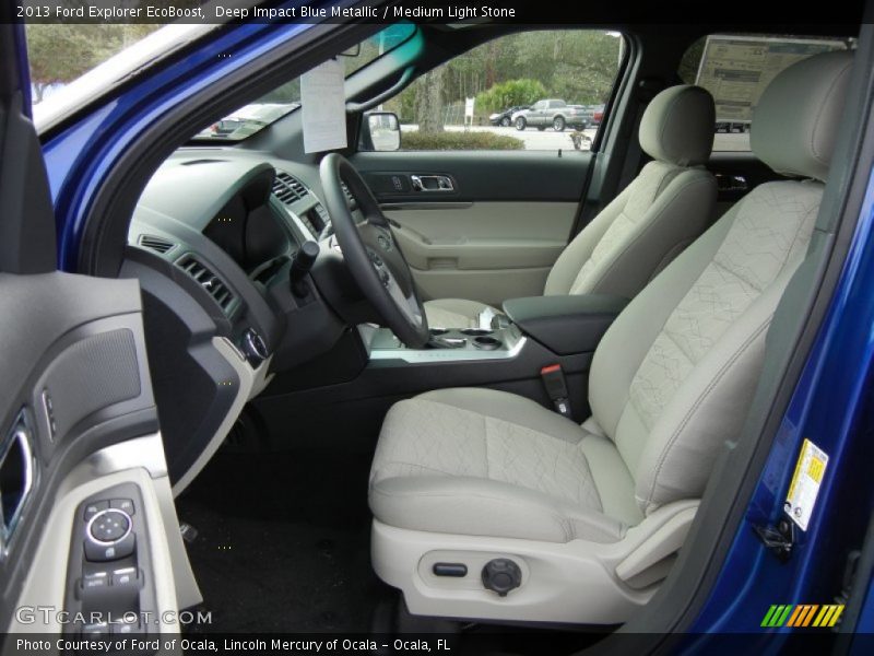 2013 Explorer EcoBoost Medium Light Stone Interior