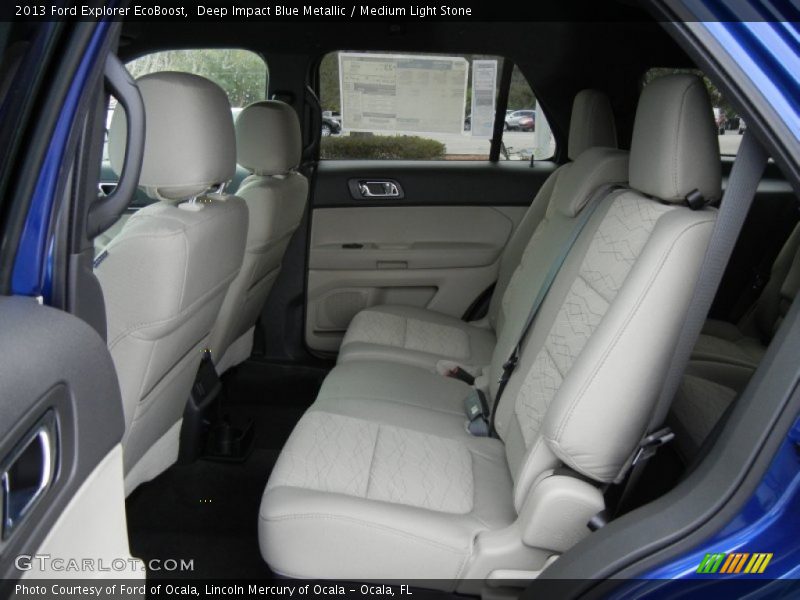 Rear Seat of 2013 Explorer EcoBoost
