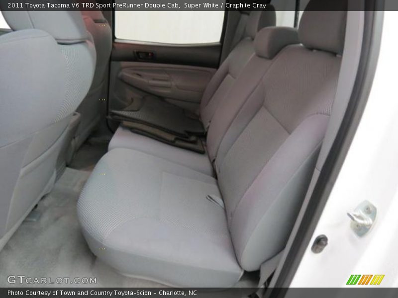 Super White / Graphite Gray 2011 Toyota Tacoma V6 TRD Sport PreRunner Double Cab