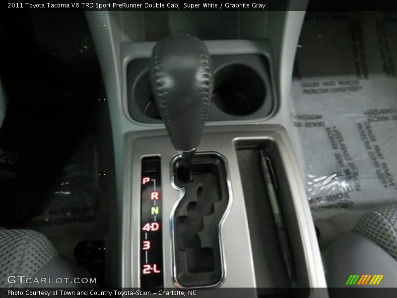 Super White / Graphite Gray 2011 Toyota Tacoma V6 TRD Sport PreRunner Double Cab
