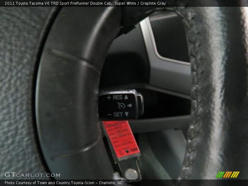 Super White / Graphite Gray 2011 Toyota Tacoma V6 TRD Sport PreRunner Double Cab