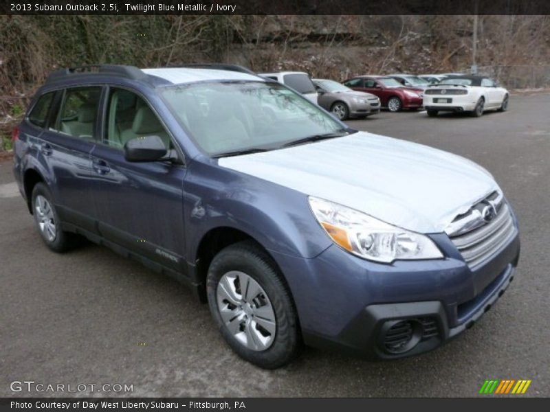 Twilight Blue Metallic / Ivory 2013 Subaru Outback 2.5i