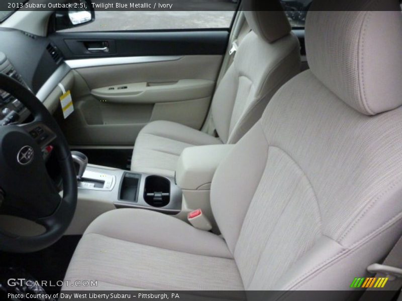 Twilight Blue Metallic / Ivory 2013 Subaru Outback 2.5i