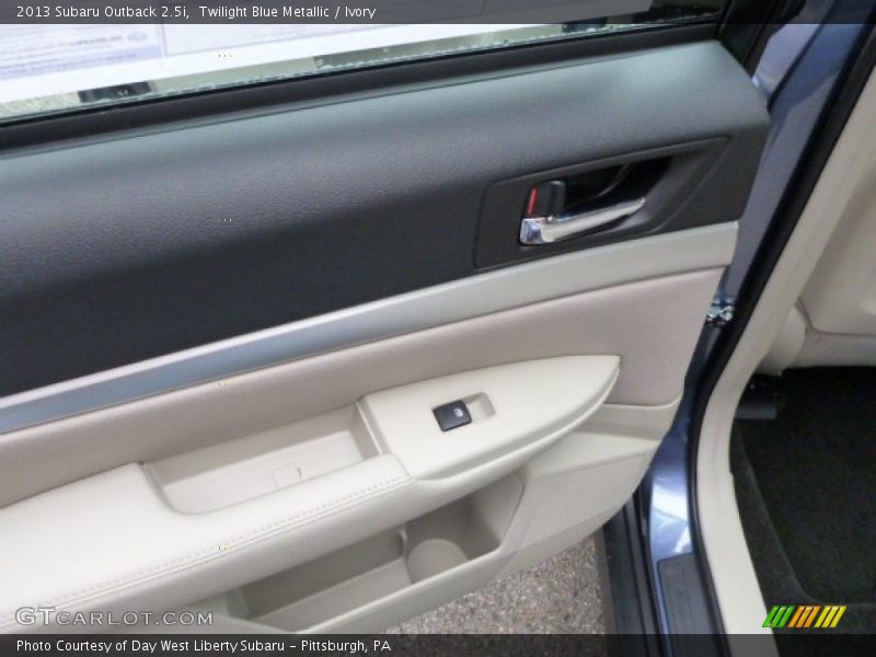 Twilight Blue Metallic / Ivory 2013 Subaru Outback 2.5i