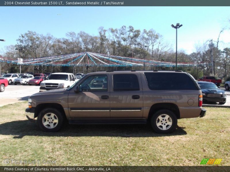 Sandalwood Metallic / Tan/Neutral 2004 Chevrolet Suburban 1500 LT