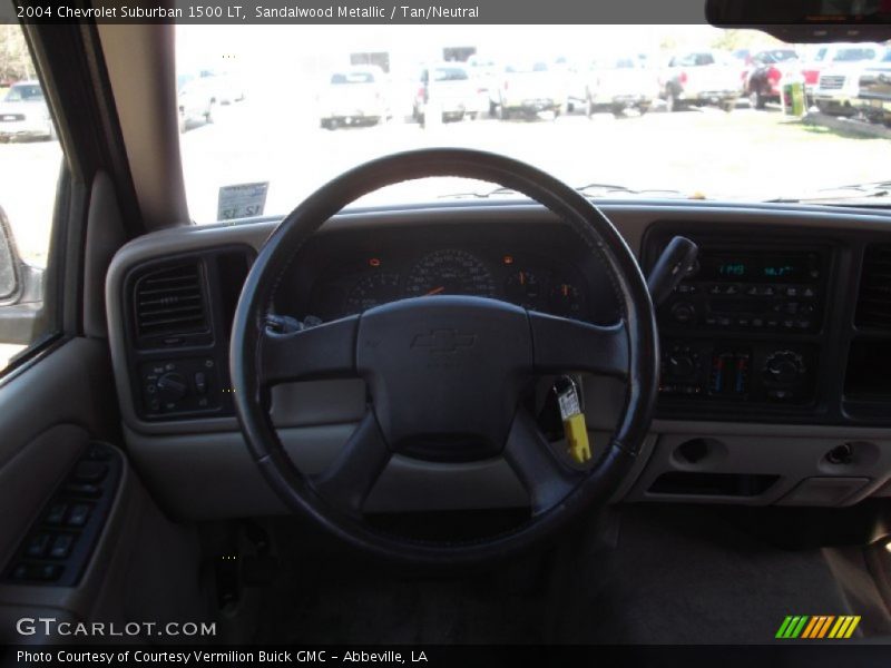 Sandalwood Metallic / Tan/Neutral 2004 Chevrolet Suburban 1500 LT