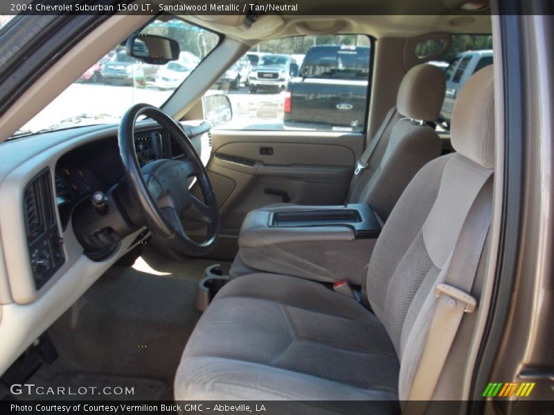 Sandalwood Metallic / Tan/Neutral 2004 Chevrolet Suburban 1500 LT