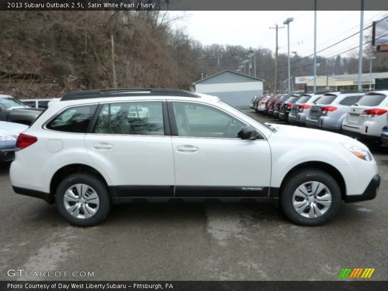 Satin White Pearl / Ivory 2013 Subaru Outback 2.5i