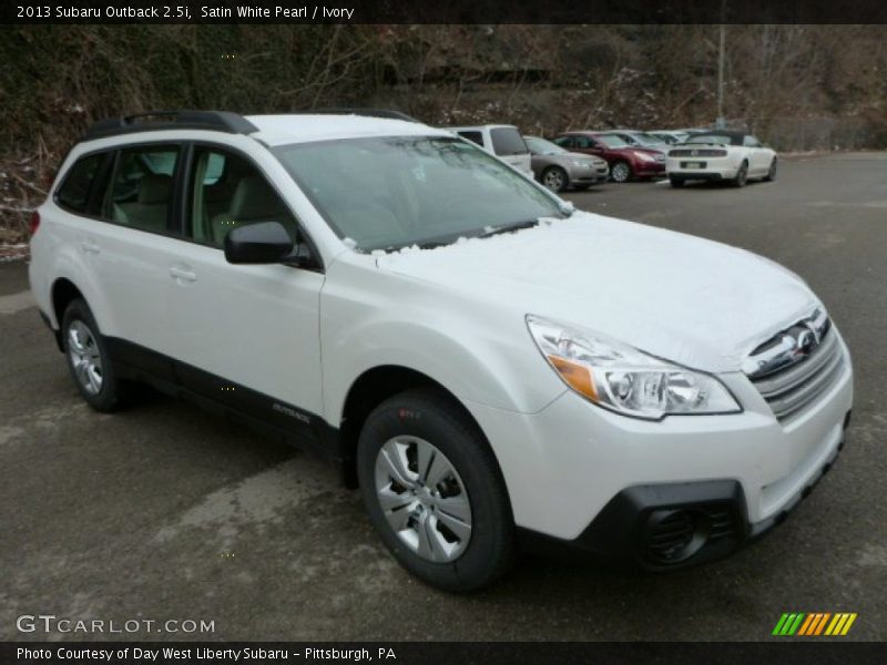 Satin White Pearl / Ivory 2013 Subaru Outback 2.5i