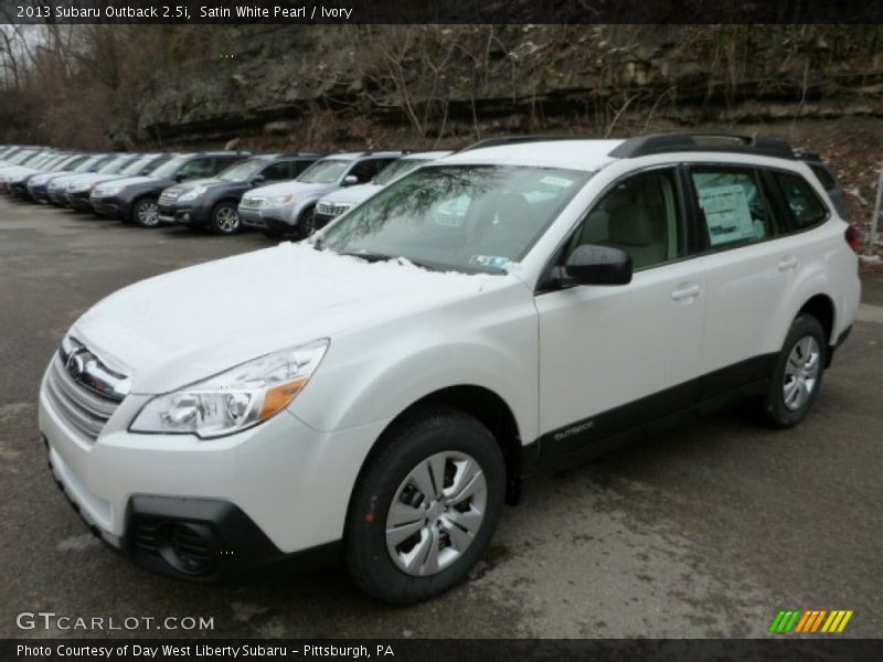 Satin White Pearl / Ivory 2013 Subaru Outback 2.5i